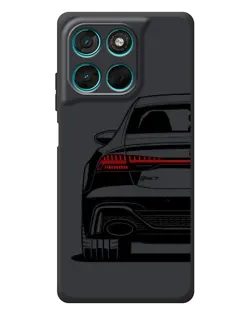 Чехол для Motorola Moto G77 с картинкой «Задняя часть Audi — арт»