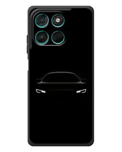 Чехол для Motorola Moto G77 с картинкой «Взгляд Audi в темноте»