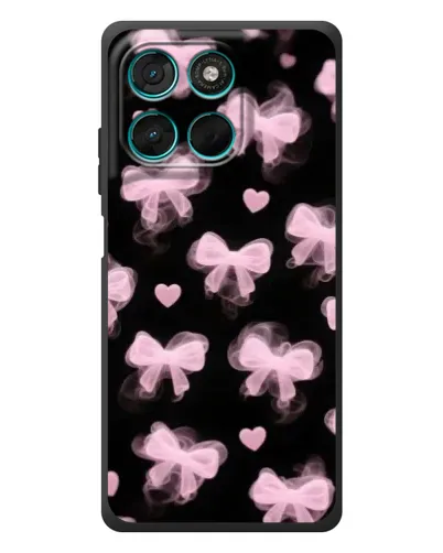 Чехол для Motorola Moto G77 с картинкой «Геометрия банта»
