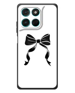 Чехол для Motorola Moto G77 с картинкой «Классический бант» Чехол для Motorola Moto G77 с картинкой «Классический бант»