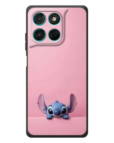 Чехол для Motorola Moto G77 с картинкой «Stitch выглядывает»