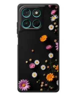 Чехол для Motorola Moto G77 с картинкой «Цветочная композиция»