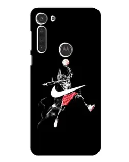 Чехол для Motorola MOTO G8 с картинкой «Jordan Jumpman»
