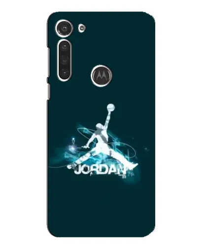 Чехол для Motorola MOTO G8 с картинкой «Jordan Blue Fire» Чехол для Motorola MOTO G8 с картинкой «Jordan Blue Fire»