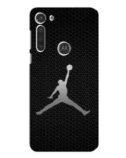 Чехол для Motorola MOTO G8 с картинкой «Jordan Dark Carbon»