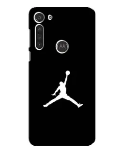 Чехол для Motorola MOTO G8 с картинкой «Jordan Silhouette»