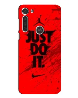 Чехол для Motorola MOTO G8 с картинкой «Nike Just Do It»