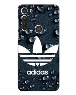 Чехол для Motorola MOTO G8 с картинкой «Adidas Trefoil Blue»