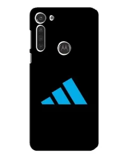 Чехол для Motorola MOTO G8 с картинкой «Adidas Cyan Logo»
