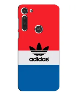 Чехол для Motorola MOTO G8 с картинкой «Ретро блоки Adidas»