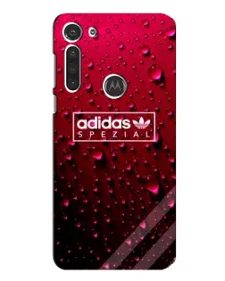 Чехол для Motorola MOTO G8 с картинкой «Adidas Gold Marble»
