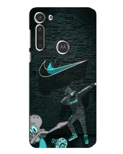 Чехол для Motorola MOTO G8 с картинкой «Спортивный арт Nike»