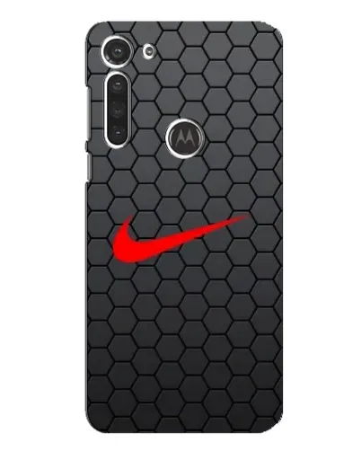 Чехол для Motorola MOTO G8 с картинкой «Nike — карбоновая сетка»