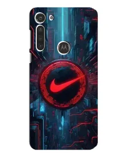 Чехол для Motorola MOTO G8 с картинкой «Техногенный стиль Nike» Чехол для Motorola MOTO G8 с картинкой «Техногенный стиль Nike»