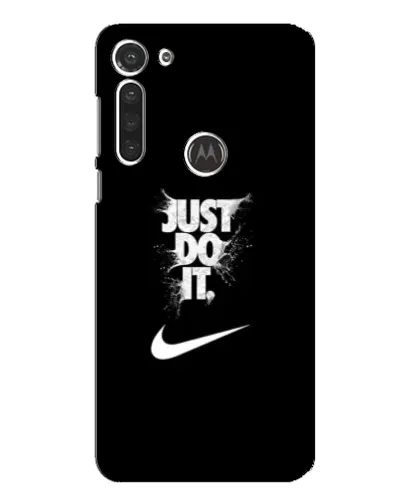 Чехол для Motorola MOTO G8 с картинкой «Текстовый принт Nike»