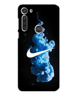 Чехол для Motorola MOTO G8 с картинкой «Nike и синий дым» Чехол для Motorola MOTO G8 с картинкой «Nike и синий дым»
