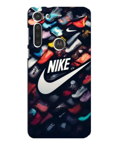 Чехол для Motorola MOTO G8 с картинкой «Коллекция кроссовок Nike»