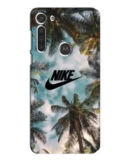 Чехол для Motorola MOTO G8 с картинкой «Тропический принт Nike» Чехол для Motorola MOTO G8 с картинкой «Тропический принт Nike»