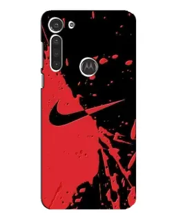Чехол для Motorola MOTO G8 с картинкой «Красные брызги Nike» Чехол для Motorola MOTO G8 с картинкой «Красные брызги Nike»