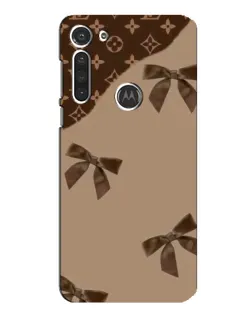 Чехол для Motorola MOTO G8 с картинкой «LV — кофейный атлас»