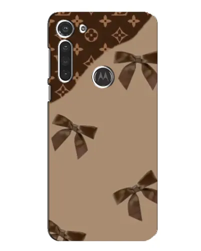 Чехол для Motorola MOTO G8 с картинкой «LV — кофейный атлас»