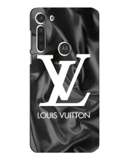 Чехол для Motorola MOTO G8 с картинкой «Шелковый Louis Vuitton»