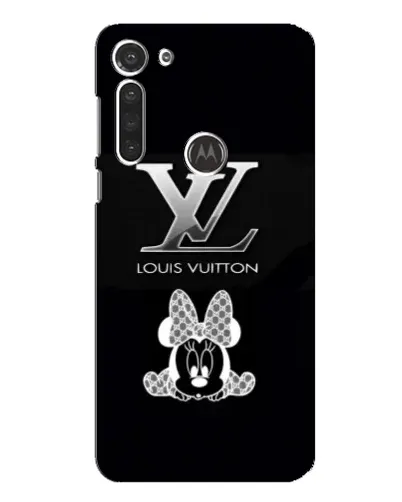 Чехол для Motorola MOTO G8 с картинкой «LV и Минни Маус»