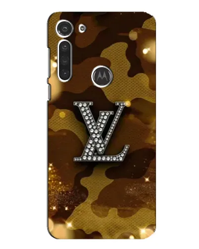 Чехол для Motorola MOTO G8 с картинкой «Камуфляжный Louis Vuitton»