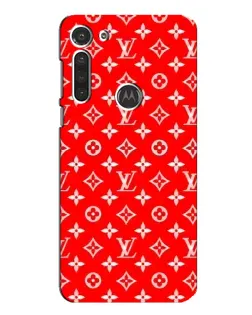 Чехол для Motorola MOTO G8 с картинкой «Яркий паттерн LV»