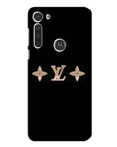 Чехол для Motorola MOTO G8 с картинкой «Louis Vuitton — минимализм»