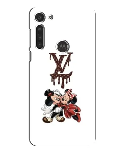Чехол для Motorola MOTO G8 с картинкой «LV и Микки Маус»