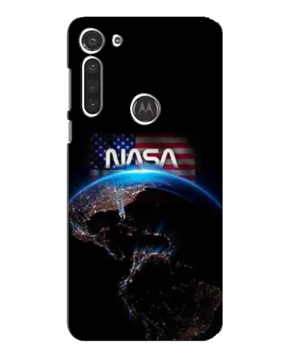 Чехол для Motorola MOTO G8 с картинкой «Земля из космоса NASA»