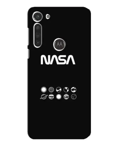 Чехол для Motorola MOTO G8 с картинкой «NASA — технический принт»