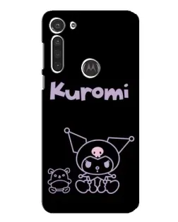 Чехол для Motorola MOTO G8 с картинкой «Kuromi — черный минимализм» Чехол для Motorola MOTO G8 с картинкой «Kuromi — черный минимализм»