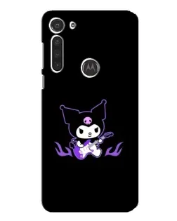 Чехол для Motorola MOTO G8 с картинкой «Электрическая Kuromi»