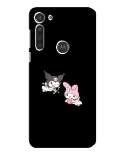 Чехол для Motorola MOTO G8 с картинкой «My Melody и Kuromi»