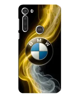 Чехол для Motorola MOTO G8 с картинкой «Золотистый дым BMW» Чехол для Motorola MOTO G8 с картинкой «Золотистый дым BMW»