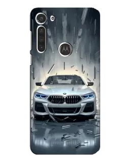 Чехол для Motorola MOTO G8 с картинкой «BMW в свете фар» Чехол для Motorola MOTO G8 с картинкой «BMW в свете фар»