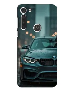 Чехол для Motorola MOTO G8 с картинкой «BMW в огнях города» Чехол для Motorola MOTO G8 с картинкой «BMW в огнях города»