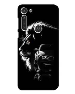 Чехол для Motorola MOTO G8 с картинкой «BMW и лев» Чехол для Motorola MOTO G8 с картинкой «BMW и лев»