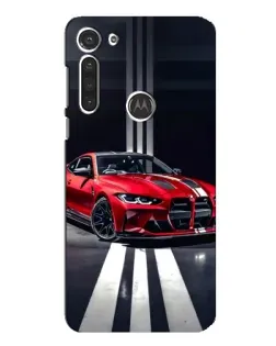 Чехол для Motorola MOTO G8 с картинкой «Красная BMW на дороге» Чехол для Motorola MOTO G8 с картинкой «Красная BMW на дороге»