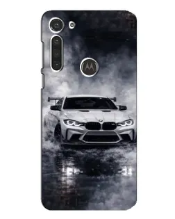 Чехол для Motorola MOTO G8 с картинкой «BMW сквозь туман» Чехол для Motorola MOTO G8 с картинкой «BMW сквозь туман»