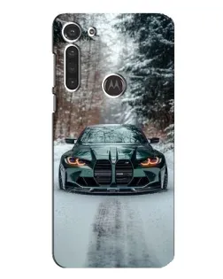 Чехол для Motorola MOTO G8 с картинкой «BMW в зимнем лесу» Чехол для Motorola MOTO G8 с картинкой «BMW в зимнем лесу»