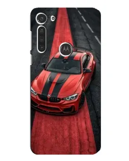 Чехол для Motorola MOTO G8 с картинкой «BMW на красной дорожке» Чехол для Motorola MOTO G8 с картинкой «BMW на красной дорожке»
