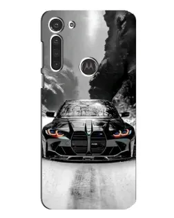 Чехол для Motorola MOTO G8 с картинкой «BMW — акварельный дрифт» Чехол для Motorola MOTO G8 с картинкой «BMW — акварельный дрифт»