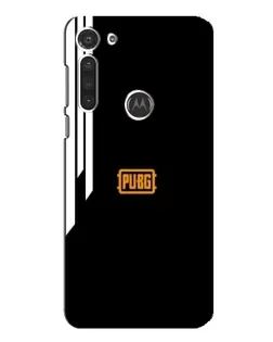 Чехол для Motorola MOTO G8 с картинкой «PUBG — вертикальные линии»