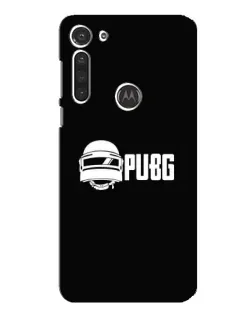 Чехол для Motorola MOTO G8 с картинкой «PUBG — классический лого»