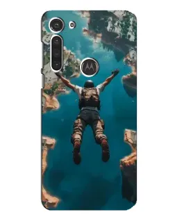 Чехол для Motorola MOTO G8 с картинкой «PUBG — свободное падение»