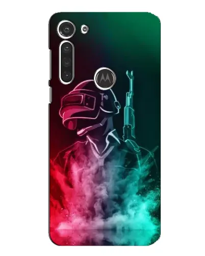 Чехол для Motorola MOTO G8 с картинкой «PUBG — огненный воин» Чехол для Motorola MOTO G8 с картинкой «PUBG — огненный воин»
