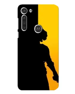 Чехол для Motorola MOTO G8 с картинкой «Тень воина PUBG»